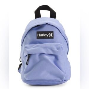 BRAND NEW W/ TAGS HURLEY mini backpack. Color light blue. 12"H x 8.5"W x 4.5"D